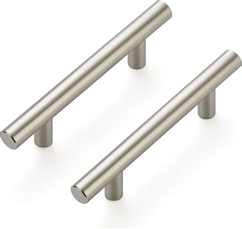 brushed nickel cabinet pulls vs stainless steel pulls|discount cabinet pulls brushed nickel.